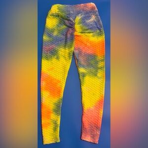 Scrunch Tie-Dye Leggings | Textured High-Waist Booty-Lift Style
